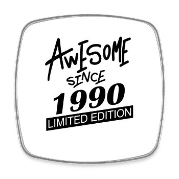 Fantastique depuis 1990 - né en 1990 - Magnet carré - blanc - Devant