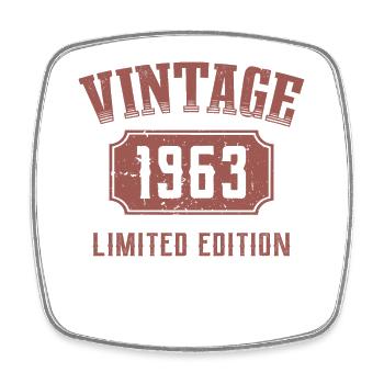59 Jahre Limited Edition 59. Geburtstag 1963 - Viereckiger Kühlschrankmagnet - Weiß - Vorne