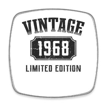 54 ans Édition Limitée 54ème anniversaire 1968 - Magnet carré - blanc - Devant