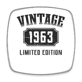 59 Jahre Limited Edition 59. Geburtstag 1963 - Viereckiger Kühlschrankmagnet - Weiß - Vorne