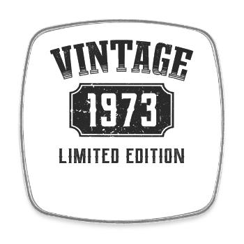 49 Jahre 49. Geburtstag Limited Edition 1973 - Viereckiger Kühlschrankmagnet - Weiß - Vorne