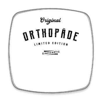 Orthopäde Limited Edition Lustiges Orthopädie - Viereckiger Kühlschrankmagnet - Weiß - Vorne