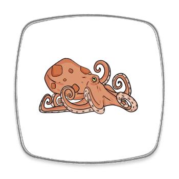 Octopus Octopus - Square fridge magnet - white - Front