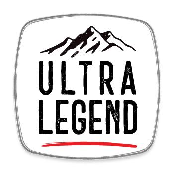 Ultra Legende - Viereckiger Kühlschrankmagnet - Weiß - Vorne