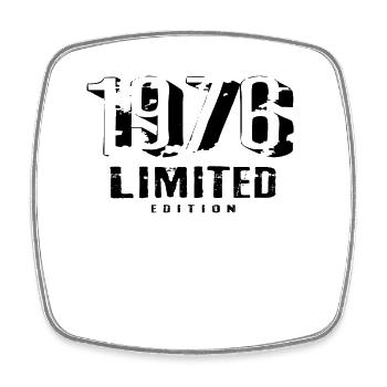 46. Geburtstag Limited Edition 1976 46 Jahre - Viereckiger Kühlschrankmagnet - Weiß - Vorne