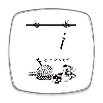 Calisthenics - Square fridge magnet - white - Front