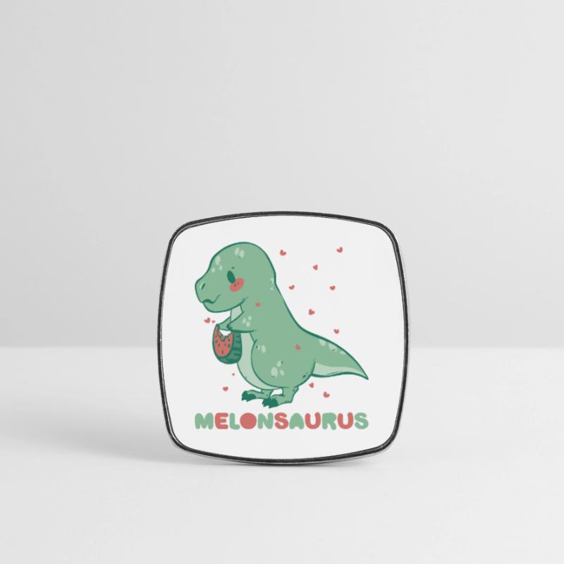 Pastèque pastèque végétarienne T Rex Magnet carré