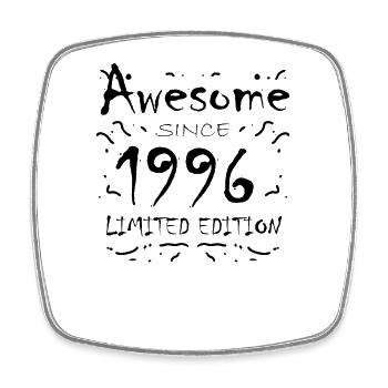 1996 - Jahrgang 1996 - Viereckiger Kühlschrankmagnet - Weiß - Vorne