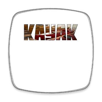KAYAK - Square fridge magnet - white - Front