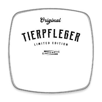 Tierpfleger Limited Edition Tierpflege - Viereckiger Kühlschrankmagnet - Weiß - Vorne