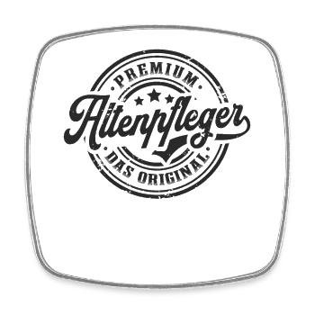Altenpfleger Original Altenpflegerin Altenpflege - Viereckiger Kühlschrankmagnet - Weiß - Vorne