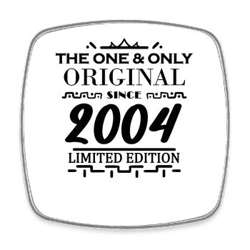 2004 - Jahrgang 2004 - Geburtsjahr 2004 - Original - Viereckiger Kühlschrankmagnet - Weiß - Vorne
