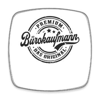 Bürokaufmann das Original - Viereckiger Kühlschrankmagnet - Weiß - Vorne