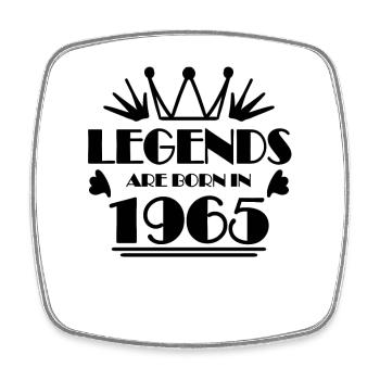 1965 - Jahrgang 1965 - Viereckiger Kühlschrankmagnet - Weiß - Vorne