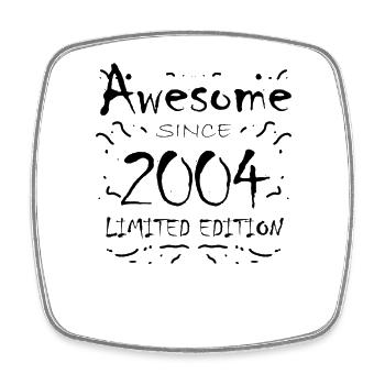 2004 - Jahrgang 2004 - Fantastisch seit 2004 - Viereckiger Kühlschrankmagnet - Weiß - Vorne