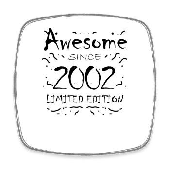 2002 - Jahrgang 2002 - Fantastisch seit 2002 - Viereckiger Kühlschrankmagnet - Weiß - Vorne