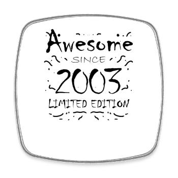 2003 - Jahrgang 2003 - Fantastisch seit 2003 - Viereckiger Kühlschrankmagnet - Weiß - Vorne