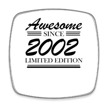2002 - Jahrgang 2002 - Fantastisch seit 2002 - Viereckiger Kühlschrankmagnet - Weiß - Vorne