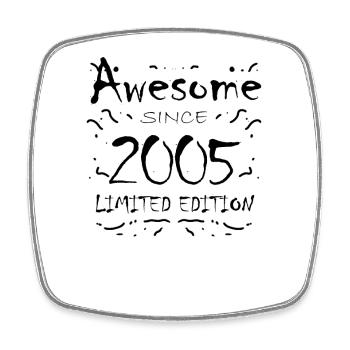 2005 - Jahrgang 2005 - Fantastisch seit 2005 - Viereckiger Kühlschrankmagnet - Weiß - Vorne