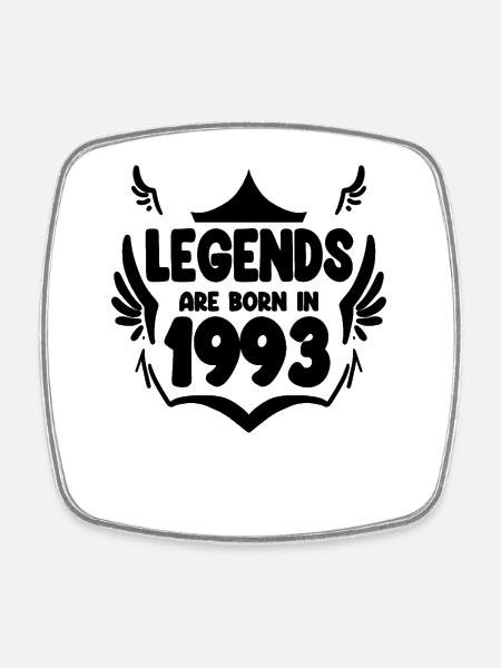 1993 - Né en 1993 - Magnet carré - blanc