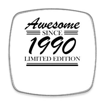 1990 - Born 1990 - Fantastic since 1990 - Square fridge magnet - white - Front