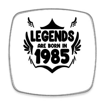 1985 - Jahrgang 1985 - Viereckiger Kühlschrankmagnet - Weiß - Vorne