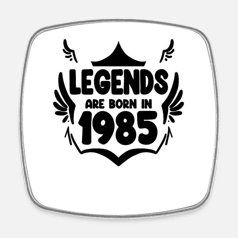 1985 - Né en 1985 - Magnet carré - blanc