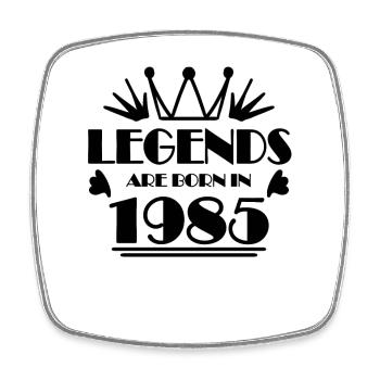 1985 - Jahrgang 1985 - Viereckiger Kühlschrankmagnet - Weiß - Vorne
