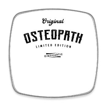 Osteopath Limited Edition - Viereckiger Kühlschrankmagnet - Weiß - Vorne