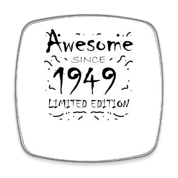 1949 - Jahrgang 1949 - Fantastisch seit 1949 - Viereckiger Kühlschrankmagnet - Weiß - Vorne