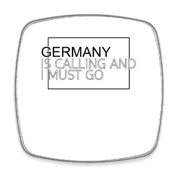 Germany Quote - Square fridge magnet - white - Front