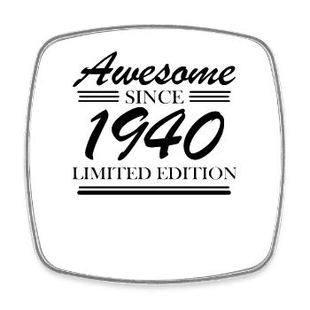 1940 - Born 1940 - Fantastic since 1940 - Square fridge magnet - white - Front