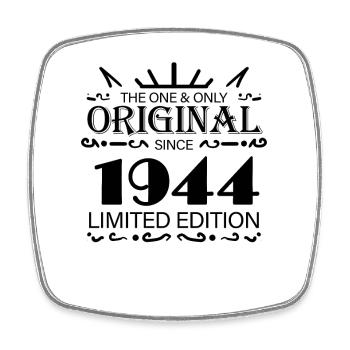 1944 - Baujahr 1944 - Jahrgang 1944 - Viereckiger Kühlschrankmagnet - Weiß - Vorne