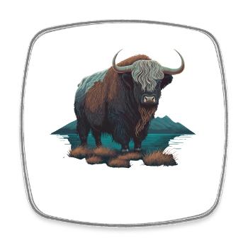 Mammal - Square fridge magnet - white - Front