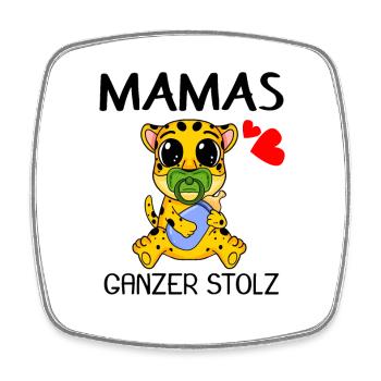 Baby Geburt Schwanger Babyspruch Sprüche - Viereckiger Kühlschrankmagnet - Weiß - Vorne