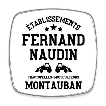 tontons flingueurs, film culte, film comique - Magnet carré - blanc - Devant