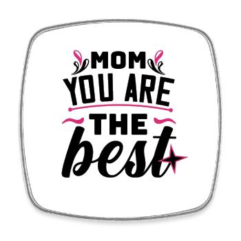 Mother's Day, Mother's Day, Mother's Day, Mother's - Square fridge magnet - white - Front