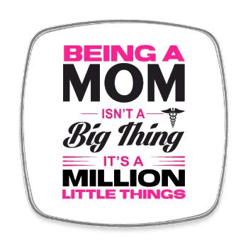 Mother's Day, Mother's Day, Mother's Day, Mother's - Square fridge magnet - white - Front