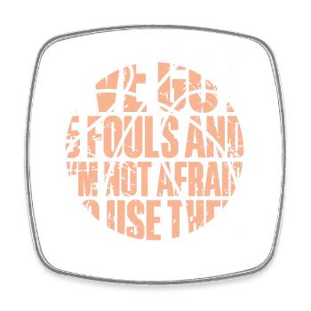 Basketball basketball players - Square fridge magnet - white - Front