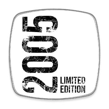 Bold Edition Limited Graphic Design - Square fridge magnet - white - Front