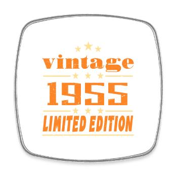1955 Vintage Retro Birthday Bday Gift 1955 - Magnet carré - blanc - Devant