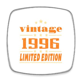 1996 Vintage Retro Birthday Bday Gift 1996 - Magnet carré - blanc - Devant
