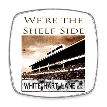 We're the Shelf Side - Square fridge magnet - white - Front