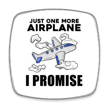 Cadeau de devis de pilote d’avion - Magnet carré - blanc - Devant