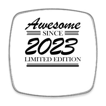 2023 - Jahrgang 2023 - Viereckiger Kühlschrankmagnet - Weiß - Vorne