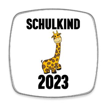 Schuldkind Einschulung 2023 - Viereckiger Kühlschrankmagnet - Weiß - Vorne