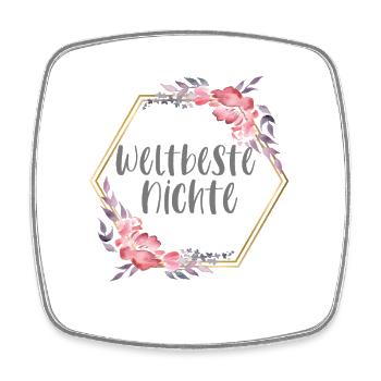 Weltbeste Nichte Geburtstag Geschenk - Viereckiger Kühlschrankmagnet - Weiß - Vorne