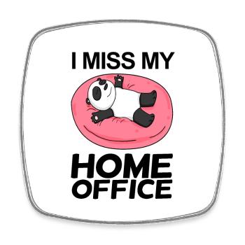 Home Office Vermissen Humor Lustig - Viereckiger Kühlschrankmagnet - Weiß - Vorne