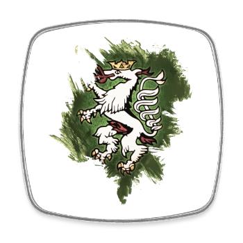 Graz, Austria - Square fridge magnet - white - Front