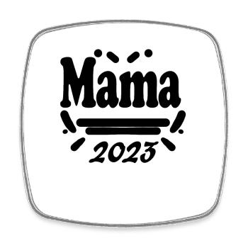 Mom 2023 - Square fridge magnet - white - Front
